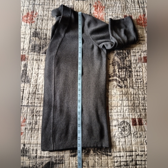 Spring & Mercer Gray Sweater/Cardigan 3/4 Sleeve Size Large - Picture 8 of 8
